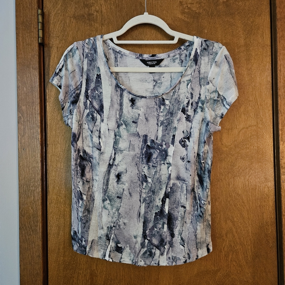 Simply Vera Vera Wang Petite Multi-Color Top